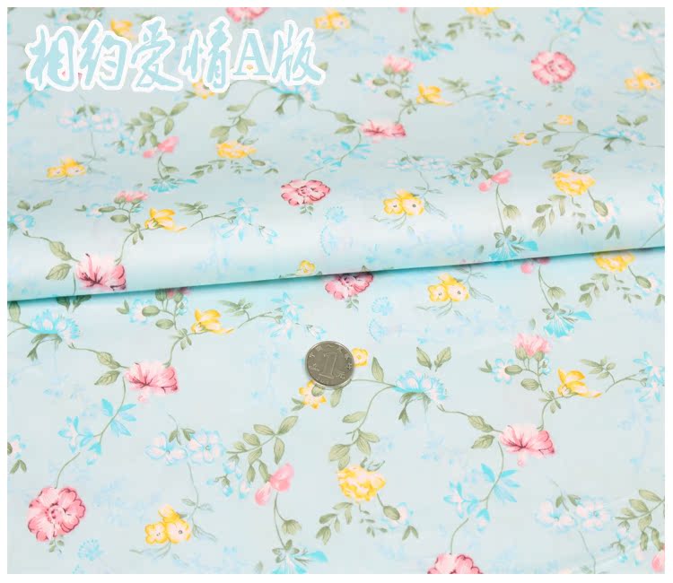 Vải cotton mẫu giáo bé phim hoạt hình bông in vải quilt cover tấm vải tự làm thủ công vải