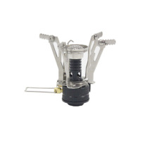Outdoor camping all-in-one stove Mini lightweight stove with electronic ignition gas stove outdoor ultra-light stove