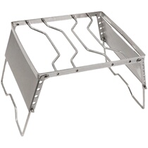 Outdoor stainless steel stove head bracket five-speed adjustable barbecue stove with windshield charcoal stove household barbecue tool