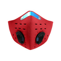 Outdoor riding windproof dustproof and haze activated carbon mask can replace the filter element winter windproof and coldproof cover