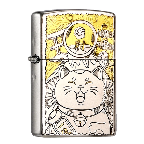 Матовая ветрозащитная зажигалка на день Святого Валентина, официальный продукт, на удачу, подарок на день рождения