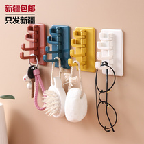 Xinjiang Gothic rear hook shelve Wall-mounted Powerful Viscose Wall without Mark Hook Hood department Store