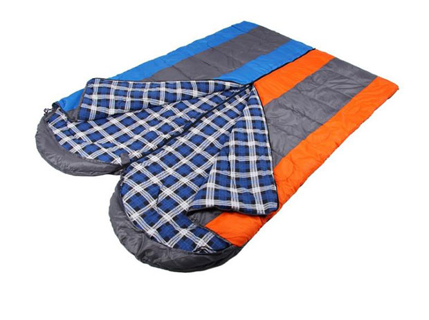 Túi ngủ mùa đông dày flannel người lớn duy nhất cộng với nhung trong nhà túi ngủ đi rừng