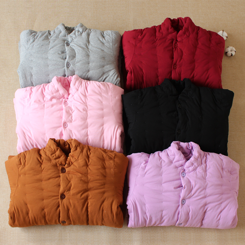 Women's High-Elasticity Pure Cotton Handmade Thickened Warm Cotton Jacket for Adults, Suitable for Both Indoor and Outdoor Wear