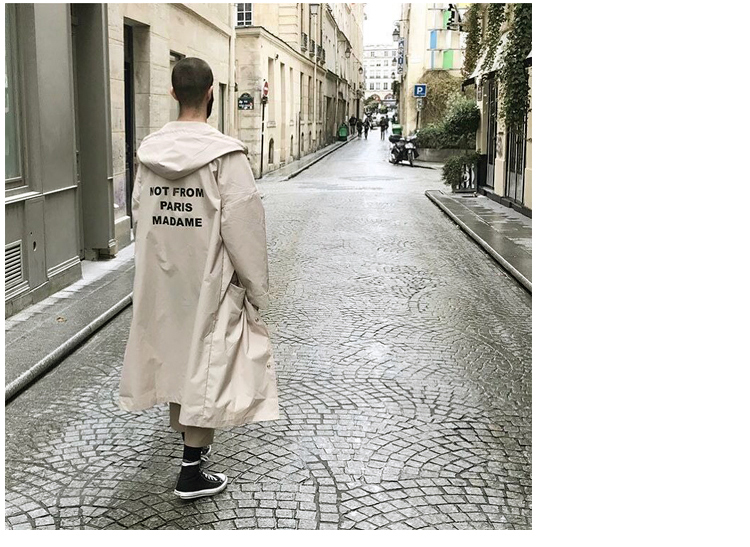 Milan Faner mùa thu mới OVERSIZE siêu dài trench coat men và Châu Âu windproof trùm đầu áo khoác áo triều