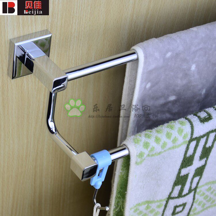 Copper towel bath towel rack bathroom with double-lever 60CM 60CM 70CM 80CM 80CM towels frame delivery free of liquid nails