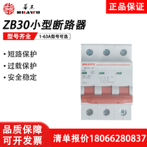 Shanghai Huatong Electric China V small circuit breaker ZB30-63C D micro air switch 1 2P 4P1-63A