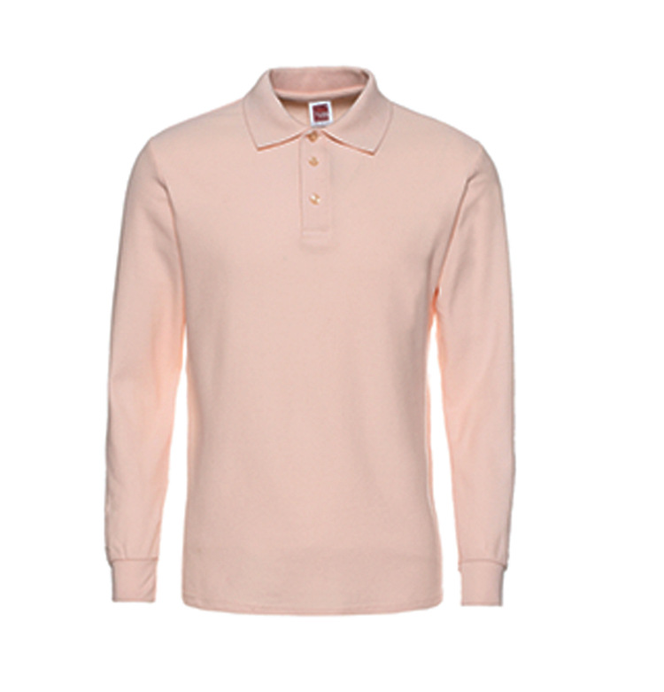 Áo sơ mi dài tay 1AD01 POLO cotton cotton Zhudi lưới 220 g rắn màu vua công sở áo thun tùy chỉnh áo kẻ nam