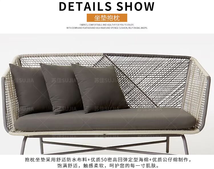 Ban công bảng và ghế ba mảnh mây ngoài trời kết hợp sofa sân phòng khách bị rò rỉ ngày giải trí mây ghế mây mây đồ nội thất