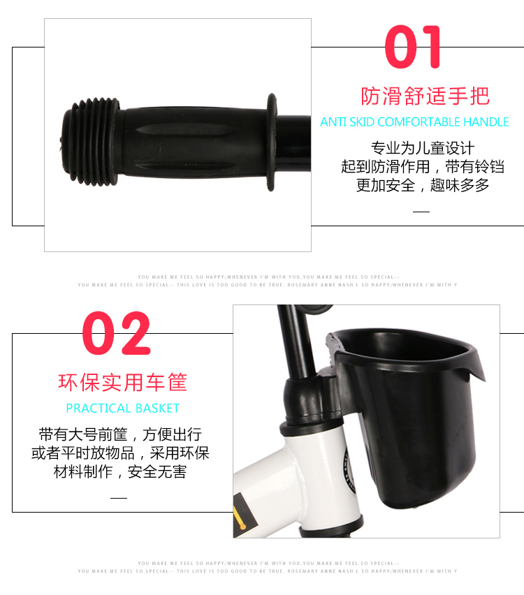 yên xe thăng bằng Lúa mì trẻ em ba bánh đa chức năng xe đạp trôi xe cân bằng xe bé xe đạp xe đẩy đồ chơi xe - Smart Scooter xe thăng bằng ninebot