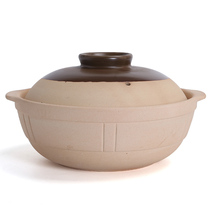 Open fire old-fashioned soil casserole soup household gas stove special ceramic pot rice unglazed casserole coarse stew pot