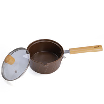 Small casserole pan with handle single handle small size long handle baby Mini single home handle ceramic cooking porridge baby with handle