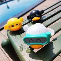Childrens water swimming little yellow duck Baby baby water bathing artifact toy boy girl 1-2-3 years old