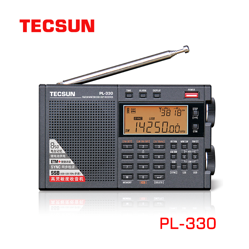 Tecsun PL-330 FM、長波、中波、短波 - シングルサイドバンドラジオ