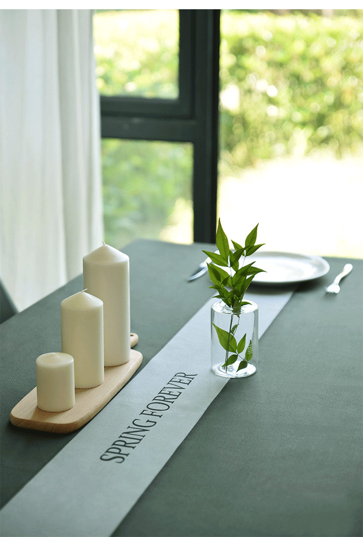Nordic Hội nghị bàn tròn bông dài bảng vải không thấm nước dùng một lần chống bỏng dày dầu tăng khăn trải bàn tối giản hiện đại - Khăn trải bàn khăn trải bàn 3d