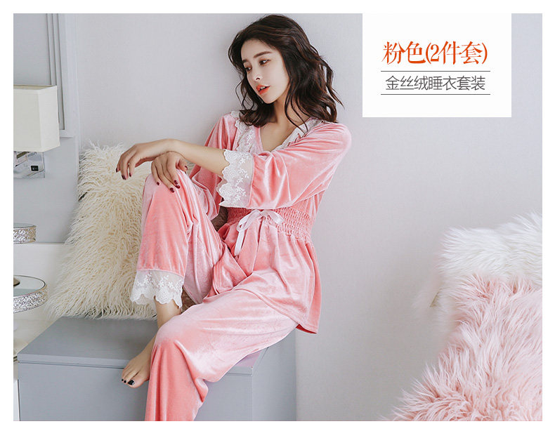 Pyjama pour femme en Polyester Polyester  à manches - Ref 2988612 Image 21