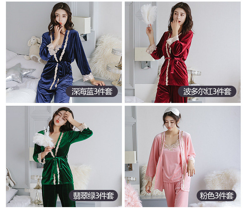 Pyjama pour femme en Polyester Polyester  à manches - Ref 2988612 Image 8