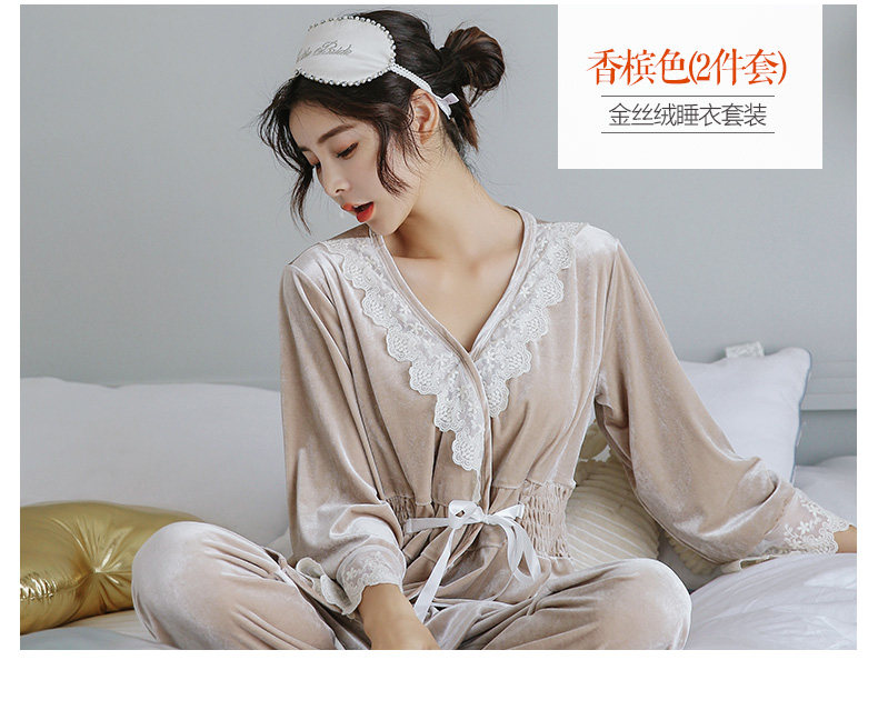 Pyjama pour femme en Polyester Polyester  à manches - Ref 2988612 Image 24