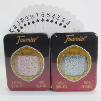 Spain imported fournier poker fournier plastic frosted pvc stud bridge 210