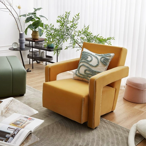 Одинокий диван председатель гостиной домохозяйства дизайнерские дизайнерские учебные переговоры о переговорах по переговорам о переговорах Строительные блоки повседневное кресло Udler Armrest Chair
