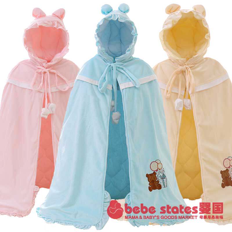 Baby cloak cloak spring and autumn out pure cotton Chinese windshield and windshield for newborn baby