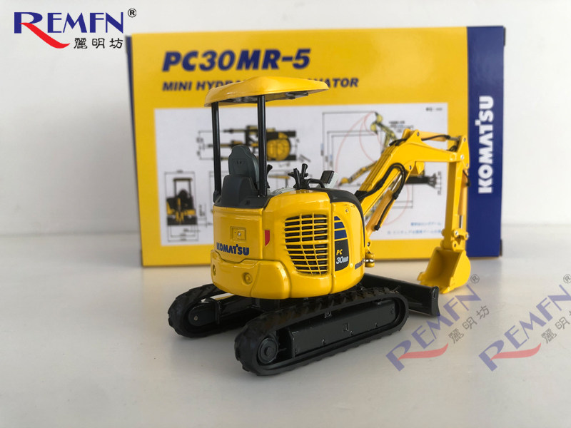 1/32 KOMATSU PC30MR-5 Komatsu Mini Excavator Alloy Car Model | eBay