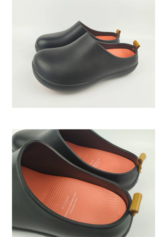 Bixsole Nhật Bản Bisole Waterproof Eva Cặp đôi Light Kitchen Chef Shoes