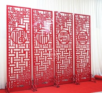 Wedding props Chinese Fu Lu Shou Xi Zhonghua door Chinese style Xiting moon Chinese door Road Introduces New Chinese screen
