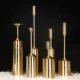 Golden Ealloplating Candlestick Six -Piece Set