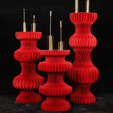 Новый свадебный реквизит, складной десертный стол, оригами, дорожный гид, изогнутый стол, бумага, художественная римская колонна, украшения, макет окна