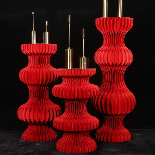 Новый свадебный реквизит, складной десертный стол, оригами, дорожный гид, изогнутый стол, бумага, художественная римская колонна, украшения, макет окна