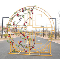 Chinese wedding props screen wedding background window decoration props screen wedding iron screen wedding ornaments