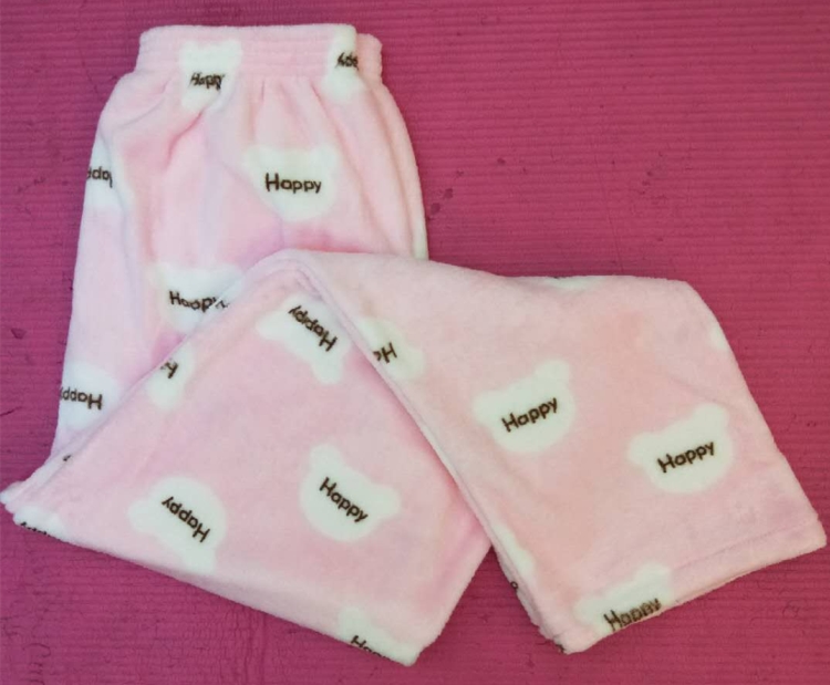 Flannel Pyjama Quần nam Mùa đông dày Kích thước lớn Lông cừu Coral Lông cừu Loose Quần ấm nhà quần tây nữ lưng cao