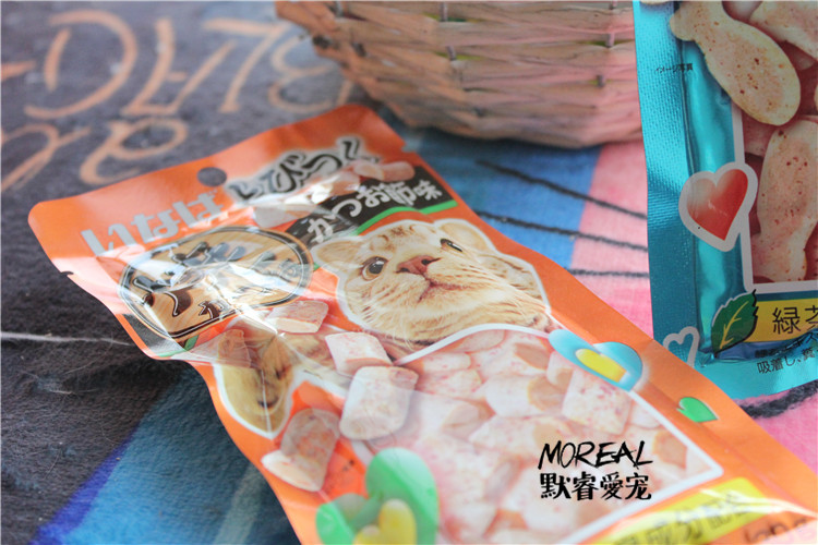 Inabao ciao mèo snack gà ức Nhật Bản tuyệt vời sạch răng bánh quy gói duy nhất mèo ăn nhẹ cá nhỏ khô làm đồ ăn cho mèo