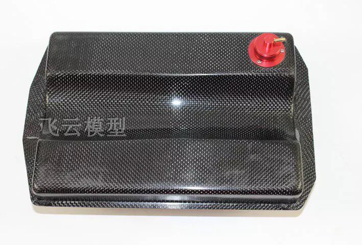 Remote control petrol boat model applies durable v boat using carbon fiber tank