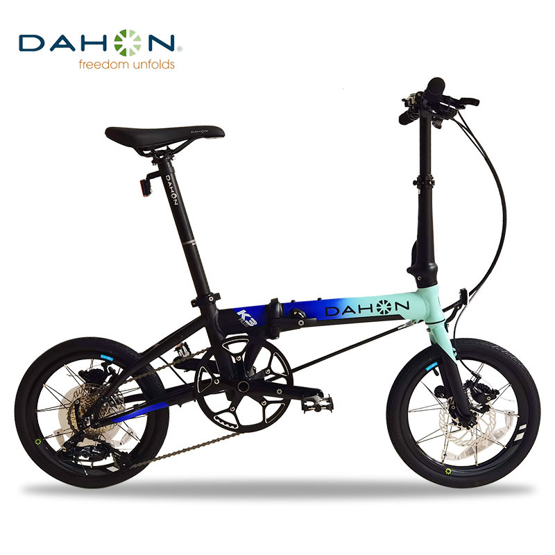 Dahon Folding Bicycle 16-Inch 9-Speed Disc Brake Version K3Plus Men's and Women's Sports Bicycle Kaa693 Dahon Folding Bicycle 16-Inch 9-Speed Disc Brake Version K3Plus Men's and Women's Sports Bicycle Kaa693