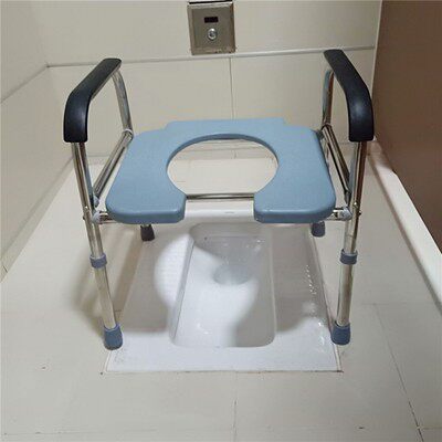 Sitting stool with stool for the elderly toilet stool Toilet Stool for pregnant women Toilet Stool PREGNANT WOMEN'S TOILET FOLDING POOP CHAIR