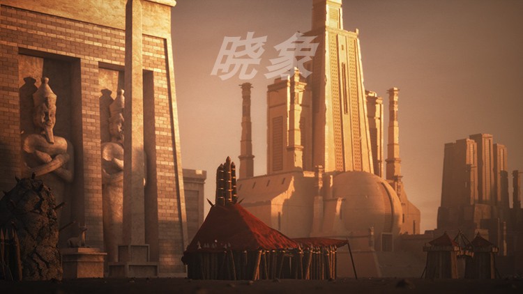 图片[6]-古老奇幻建筑3D模型 格式c4d/blender/fbx/obj K033-cg男孩