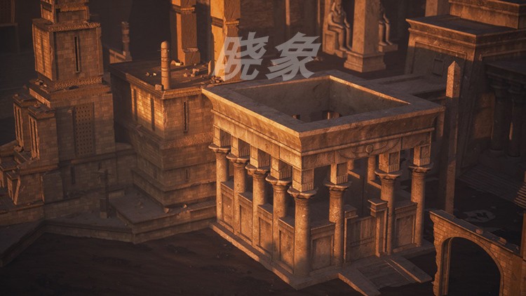 图片[14]-古老奇幻建筑3D模型 格式c4d/blender/fbx/obj K033-cg男孩