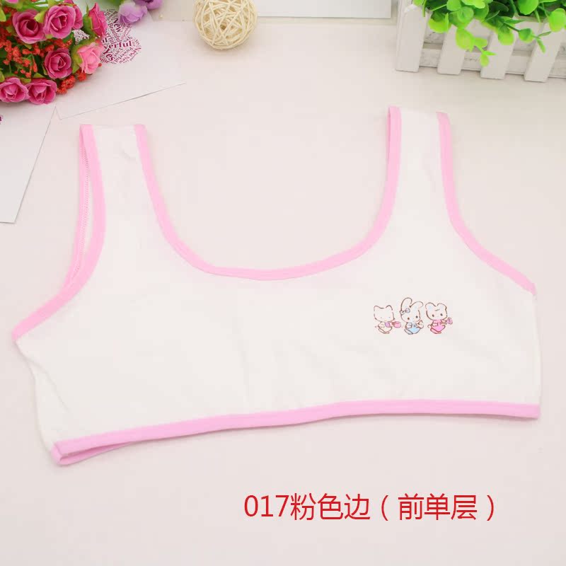 Cô gái đồ lót sinh viên phát triển nhỏ vest áo ngực 8-10-9-12 tuổi trẻ trung niên bông 11 sling bọc trong ngực