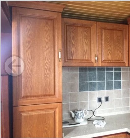 Shanfu water ash solid wood whole cabinet door custom wardrobe shoe cabinet wine cabinet door Oak solid wood door cabinet door custom door panel