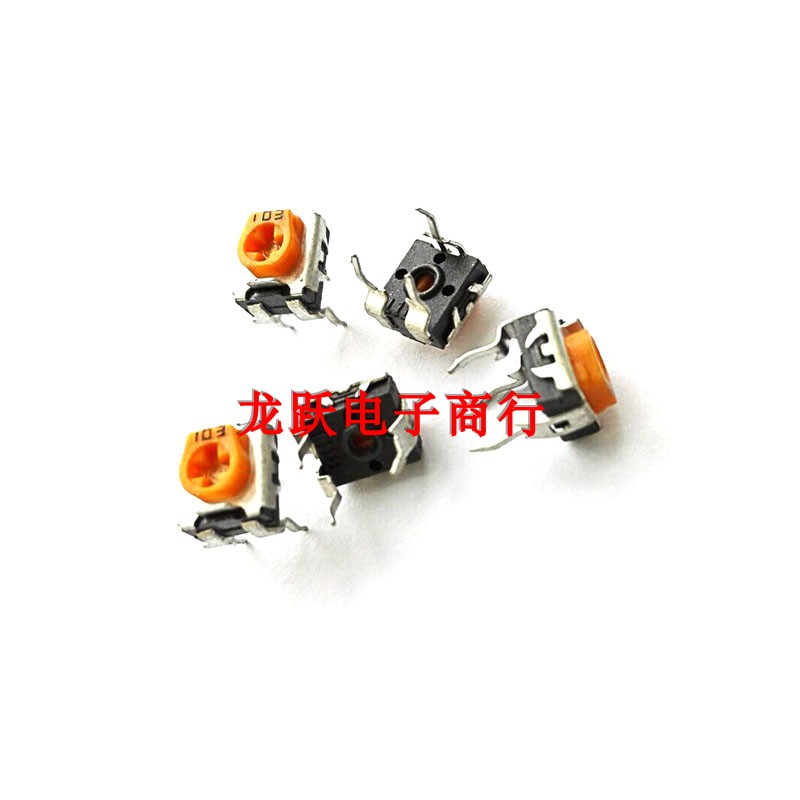 WH06-2C Panasonic 10K fine tuning orange yellow potentiometers 103 horizontal 10K top tuning resistance potentiometers
