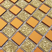 Чайное зеркало золотое бриллиант