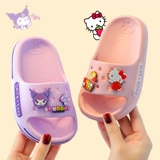Hello kitty, детские летние тапочки, нескользящие слайдеры, мягкая подошва
