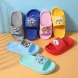 Детские летние тапочки для мальчиков, нескользящие милые слайдеры, мягкая подошва