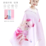 Детское банное полотенце, средство детской гигиены, быстросохнущий плащ с капюшоном, дорожный пляжный банный халат для плавания, хорошо впитывает воду