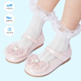 Дисней, обувь для кожаной обуви, детские туфли для принцессы, мягкая подошва