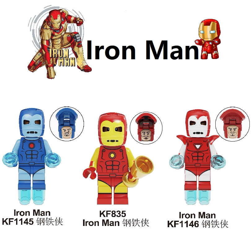Kefeng building block minifigure KF835KF1145KF1146 Super hero Iron Man special clearance building block toys