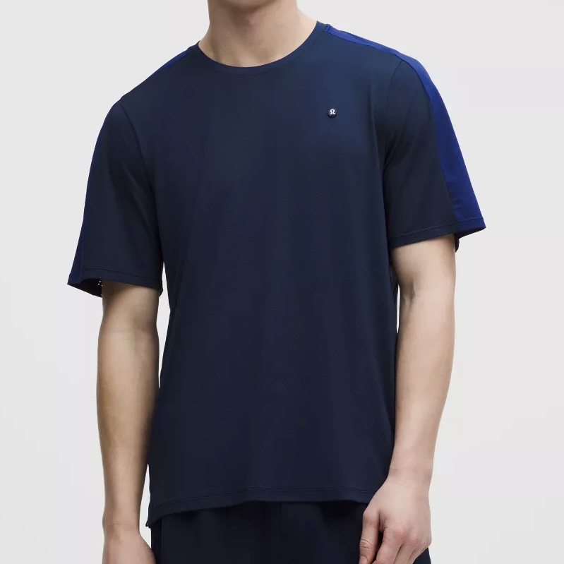 Direct Shipping from Australia! Lululemon Mesh Paneled Men's Quick-Dry Tennis Short-Sleeve Shirt Direct Shipping from Australia! Lululemon Mesh Paneled Men's Quick-Dry Tennis Short-Sleeve Shirt