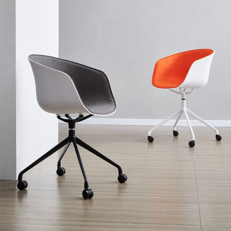 Nordic Modern Creative Office Chair Casual Talks Chair Staff Chair Linen Home Computer Chair